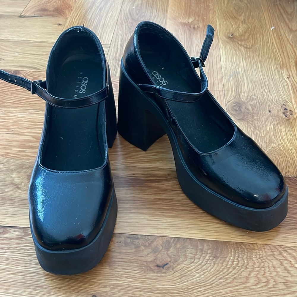 Super Chunky Mary Jane Platform Heels - ASOS